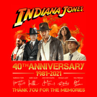 Indiana Jones 40th Anniversary 1981-2021 Thank You For The Memories Bomber Jacket | Artistshot