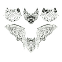 Bats Lover, Spooky Night Bat Birthday, Spooky Night Bat, Birthday, Bat Bomber Jacket | Artistshot