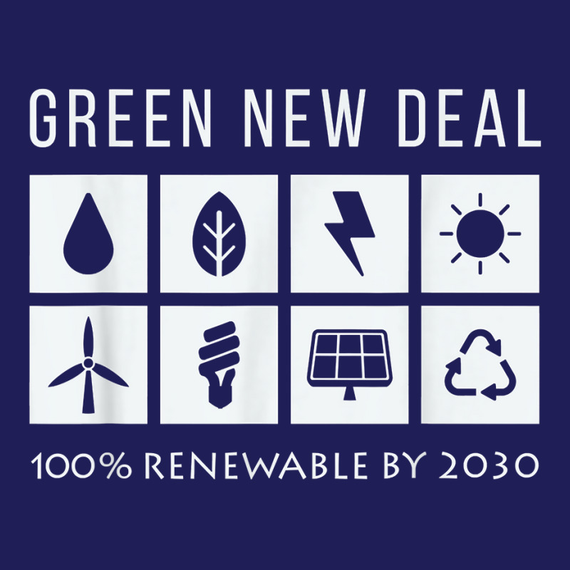 Green New Deal Climate Change Activist Aoc Progressive Green T Shirt Beanie | Artistshot