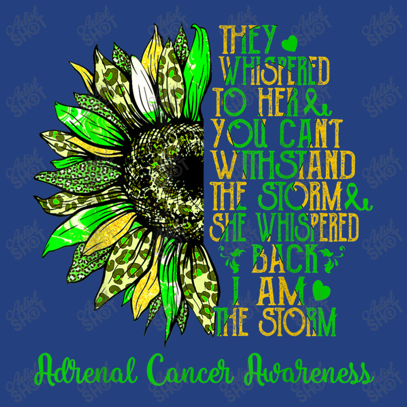 I'm The Storm Sunflower Leopard Adrenal Cancer Warrior Visor Hat | Artistshot