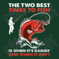 The Two Best Times To Fish Shirt Visor Hat | Artistshot