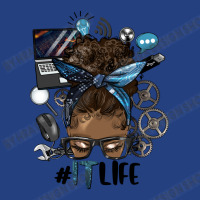 Afro Messy Bun Information Technology Life Visor Hat | Artistshot