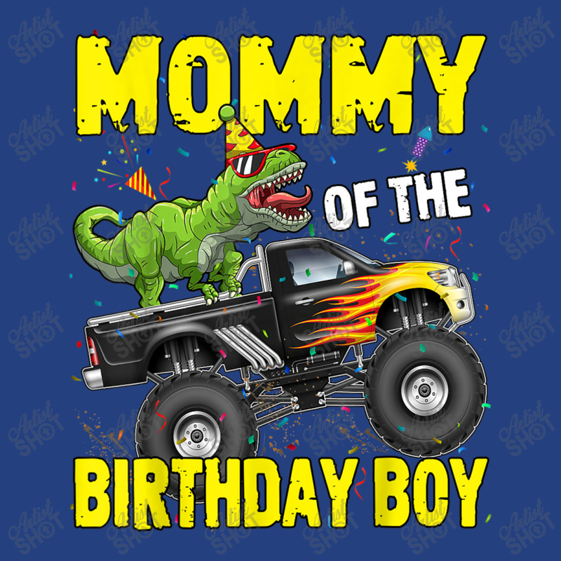 Mommy Of The Birthday Boy Dinosaurs T Rex Monster Truck Characters Car Visor Hat | Artistshot