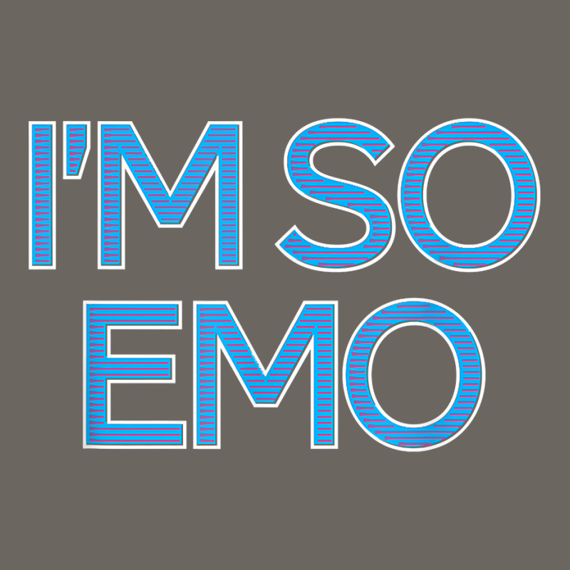 I'm So Emo   Emotional Music Lover Culture Retro Fashion Dj T Shirt Sun Shade Cap by efronpngoick3 | Artistshot