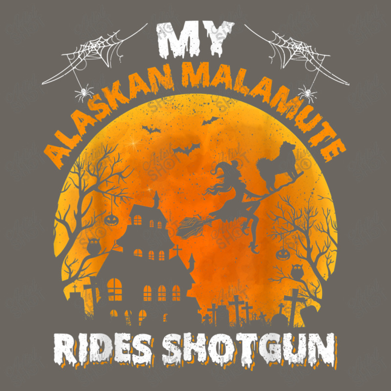 Alaskan Malamute Ride Shotgun Alaskan Malamute Dog Halloween Sun Shade Cap | Artistshot