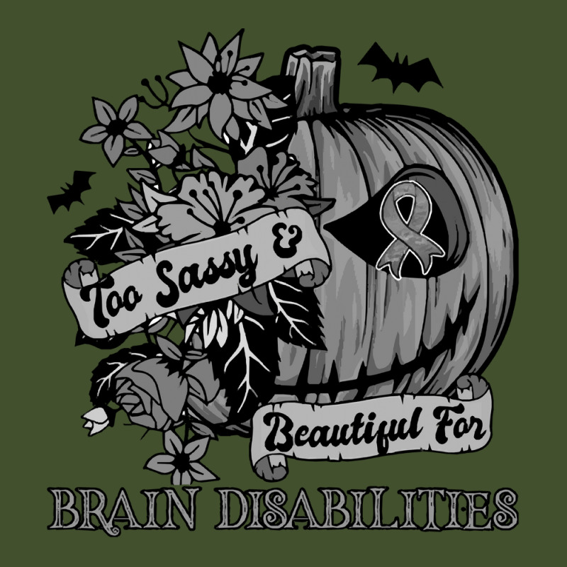 Brain Disabilities Survivor T  Shirt Brain Disabilities Awareness   Re Sun Shade Cap by dictateone | Artistshot