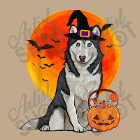 Dog Halloween Siberian Husky Jack O Lantern Pumpkin Mesh Back Trucker Hat | Artistshot