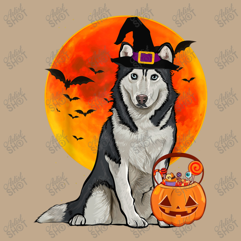 Dog Halloween Siberian Husky Jack O Lantern Pumpkin Mesh Back Trucker Hat by Brynlee-Everett | Artistshot