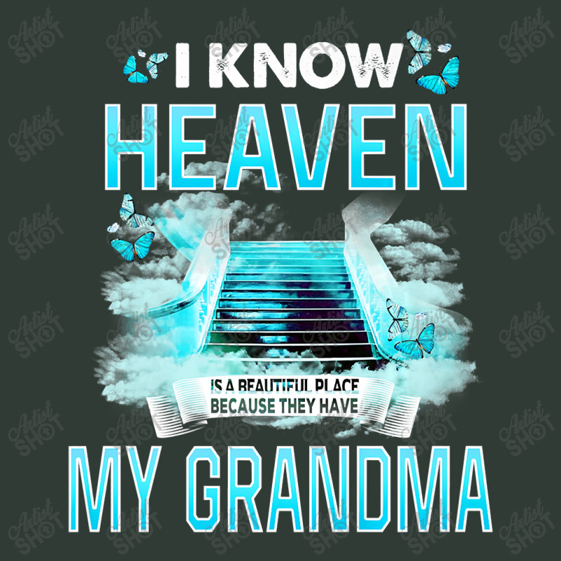 I Know Heaven Is A Beautiful Place They Have My Grandma Premium T Shir Mesh Back Trucker Hat by Maria_Jezierski | Artistshot