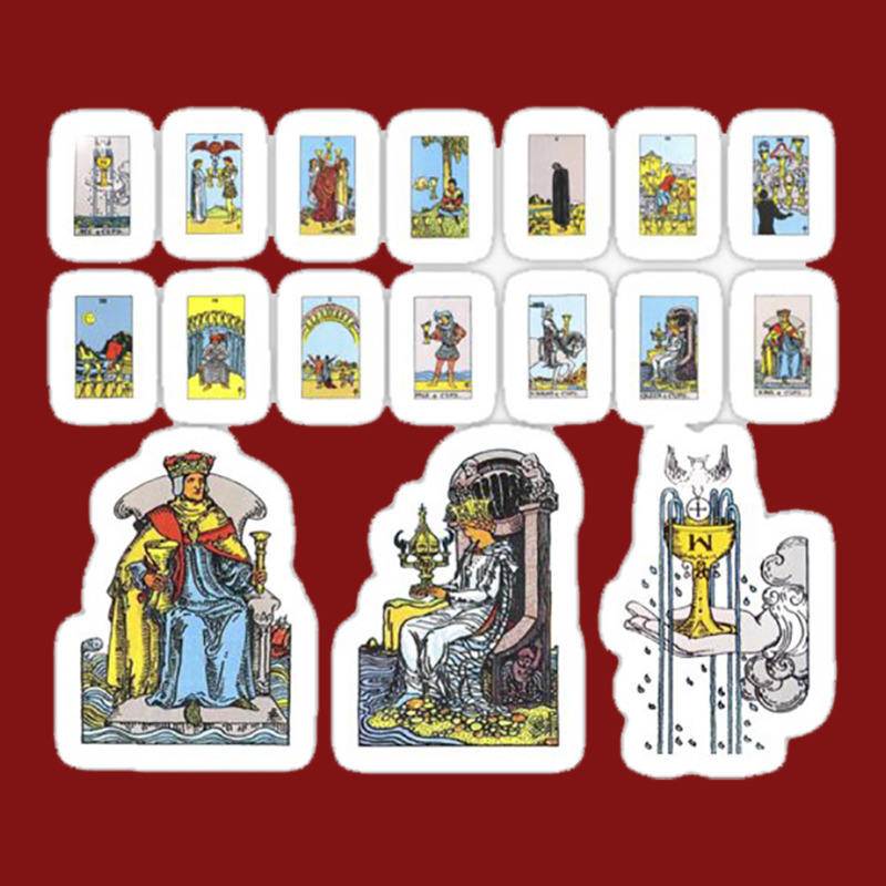 Tarot Card Sticker Set Major Arcana The Hermit Eleven Piece Pack 45474 Snapback Trucker Cap | Artistshot