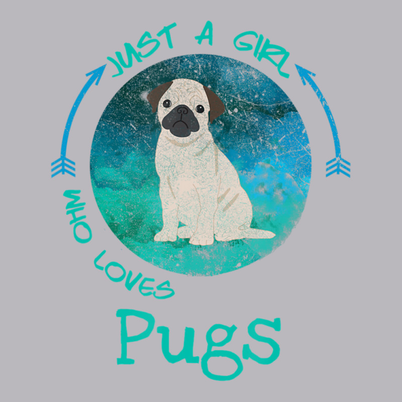 Funny Pug Just A Girl Who Loves Pugs Dog Lover Adjustable Baseball Cap | Artistshot