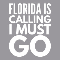 Florida Is Calling I Must Go Vacation Adjustable Baseball Cap | Artistshot