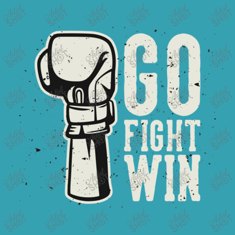 Go Fight Win With Boxing Hand Gloves Dyed Cap by Maria_Jezierski | Artistshot