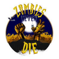 Zombies Never Die Graveyard Zombie Hands Halloween Pickleball Paddle | Artistshot