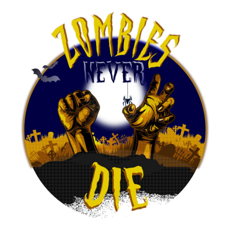 Zombies Never Die Graveyard Zombie Hands Halloween Pickleball Paddle | Artistshot