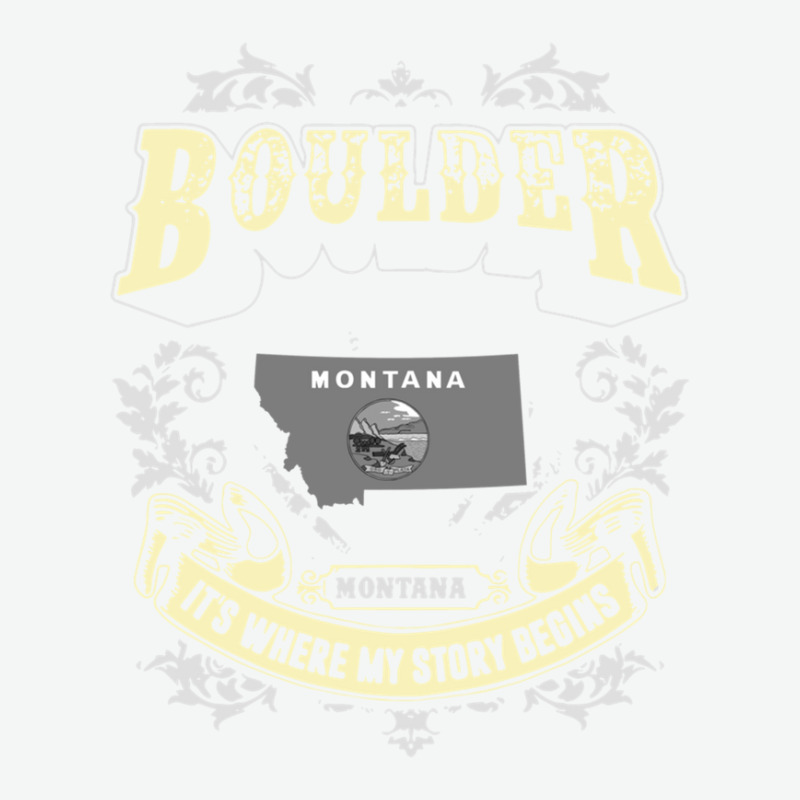 Boulder Montana Montana It Is Where My Story Begins America Urban Heavy T-shirt by RobertTaylor | Artistshot