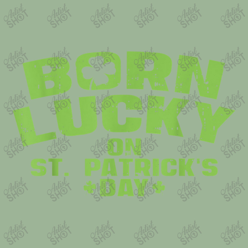 Born Lucky On St Patricks Day Birthday Boy Girl Gift Urban Heavy T-shirt | Artistshot