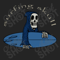 Surfing Skull 3/4 Sleeve Shirt | Artistshot