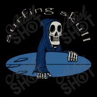 Surfing Skull Zipper Hoodie | Artistshot