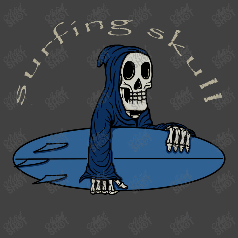 Surfing Skull Vintage T-shirt | Artistshot