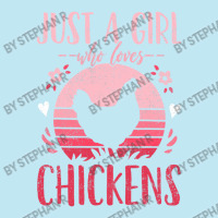 Chicken Chick Just A Girl Who Loves Chickens Retro Vintage Urban Heavy T-shirt | Artistshot