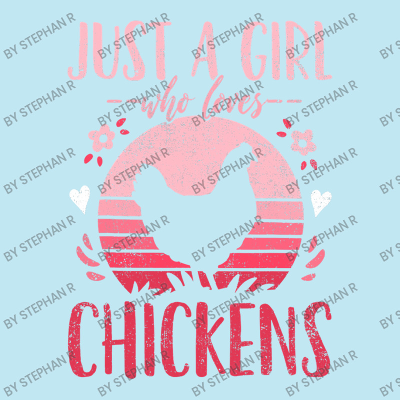 Chicken Chick Just A Girl Who Loves Chickens Retro Vintage Urban Heavy T-shirt | Artistshot