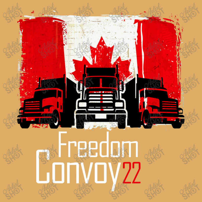 Canada Freedom Convoy 2022 Canadian Truckers Support Flag Urban Heavy T-shirt | Artistshot