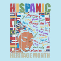 Latina Woman Art Hispanic Heritage Month Latin Country Flags Urban Heavy T-shirt | Artistshot