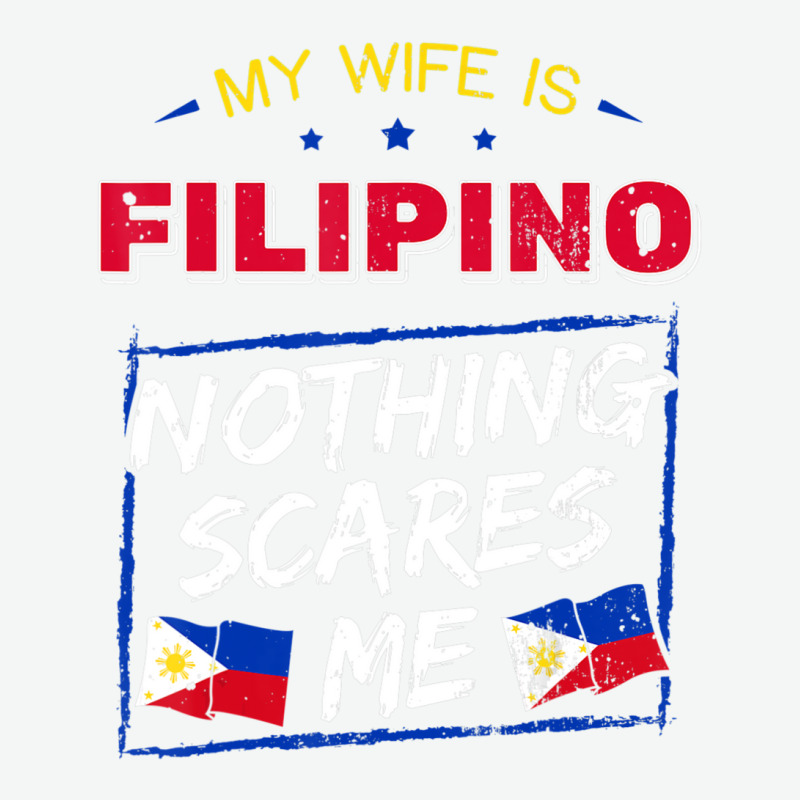 My Wife Is Filipino Republic Of The Philippines Roots Flag Urban Heavy T-shirt by cm-arts | Artistshot