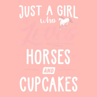 Just A Girl Who Loves Horses And Cupcakes Horse Lover Urban Heavy T-shirt | Artistshot