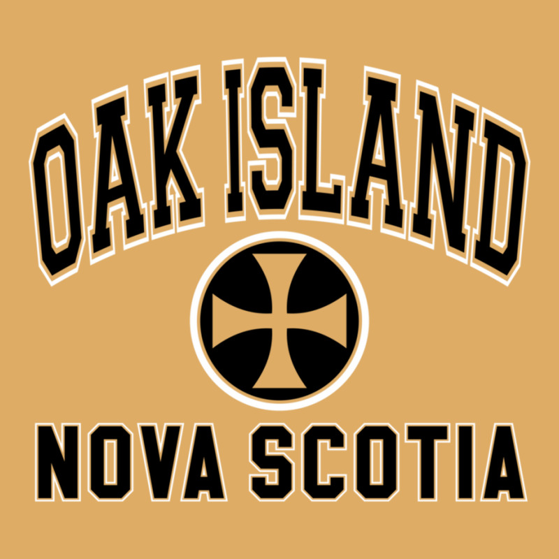 Oak Island Varsity Style Cross Black Print Pullover Hoodie Urban Heavy T-shirt by cm-arts | Artistshot