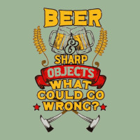 Axe Throwing Beer And Sharp Objects Funny Hatchet Tossing. Urban Heavy T-shirt | Artistshot