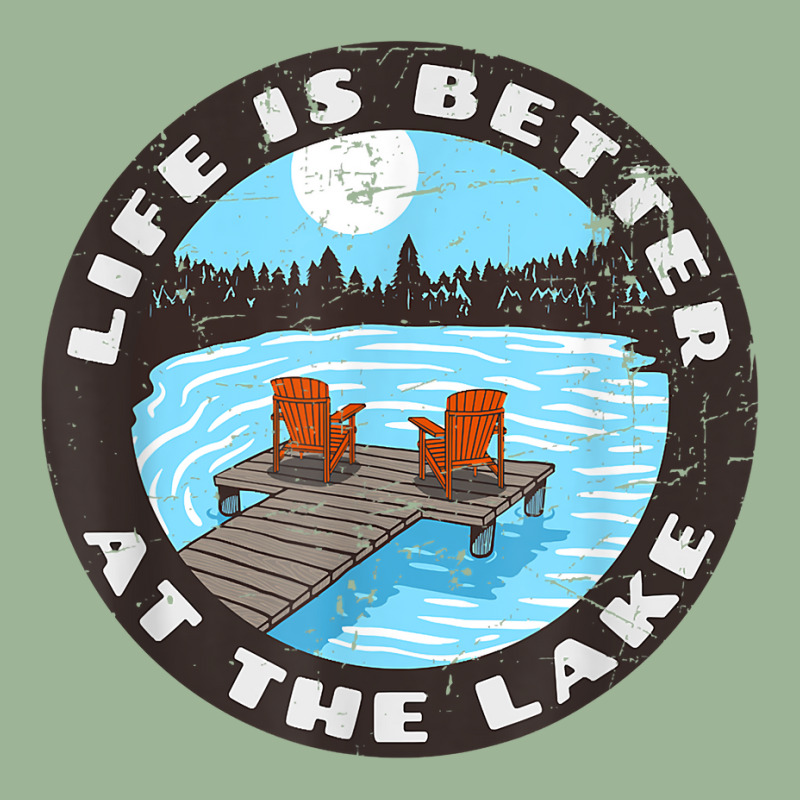 Life Is Better At The Lake   Relaxing Dock Adirondack Chair T Shirt Urban Pullover Hoodie | Artistshot