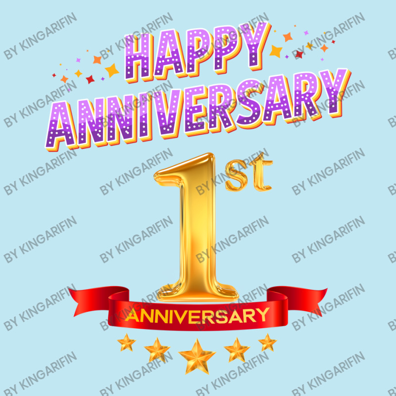 Happy 1st Anniversary Urban Pullover Hoodie | Artistshot