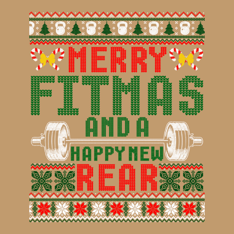 Merry Fitmas And A Happy New Rear Christmas Fitness Workout Long Sleev Urban Pullover Hoodie | Artistshot