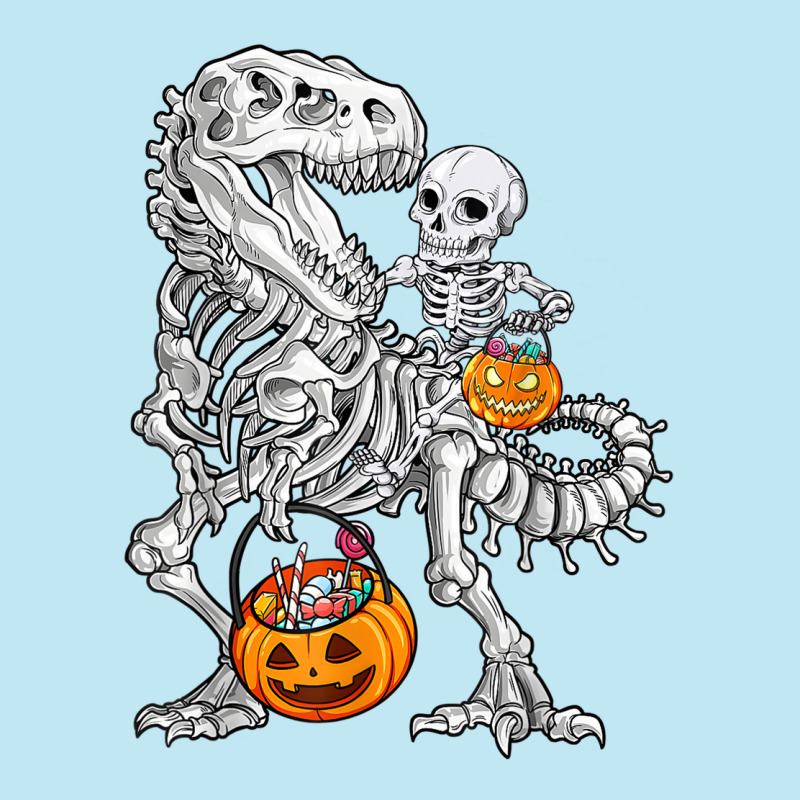 Skeleton Dinosaur T Rex Boys Halloween Mummy Funny Pumpkin Urban Pullover Hoodie | Artistshot