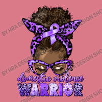 Domestic Violence Warrior Afro Messy Bun Leatherette Tumbler | Artistshot