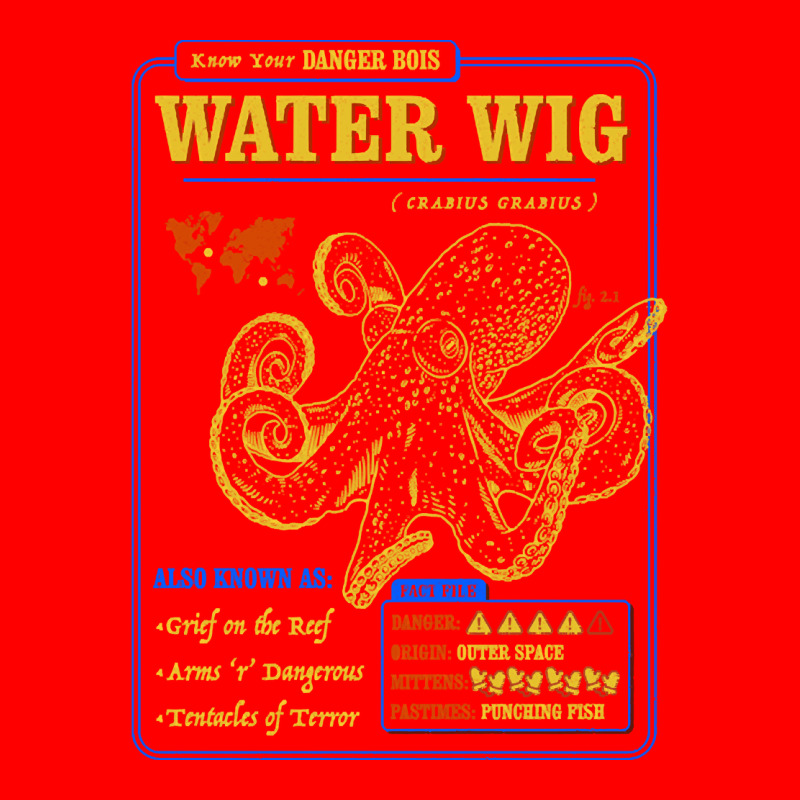 Water Wig, Funny Octopus Fact File, Water Wig Art, Water Wig Vinatge,  Bomber Jacket | Artistshot