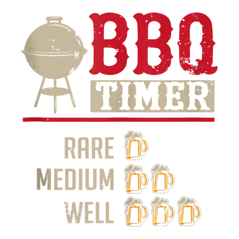 Funny Bbq Meat Cooking Timer Beer Grill Chef Barbecue Gift Tank Top Bomber Jacket by DenningtonTyair | Artistshot