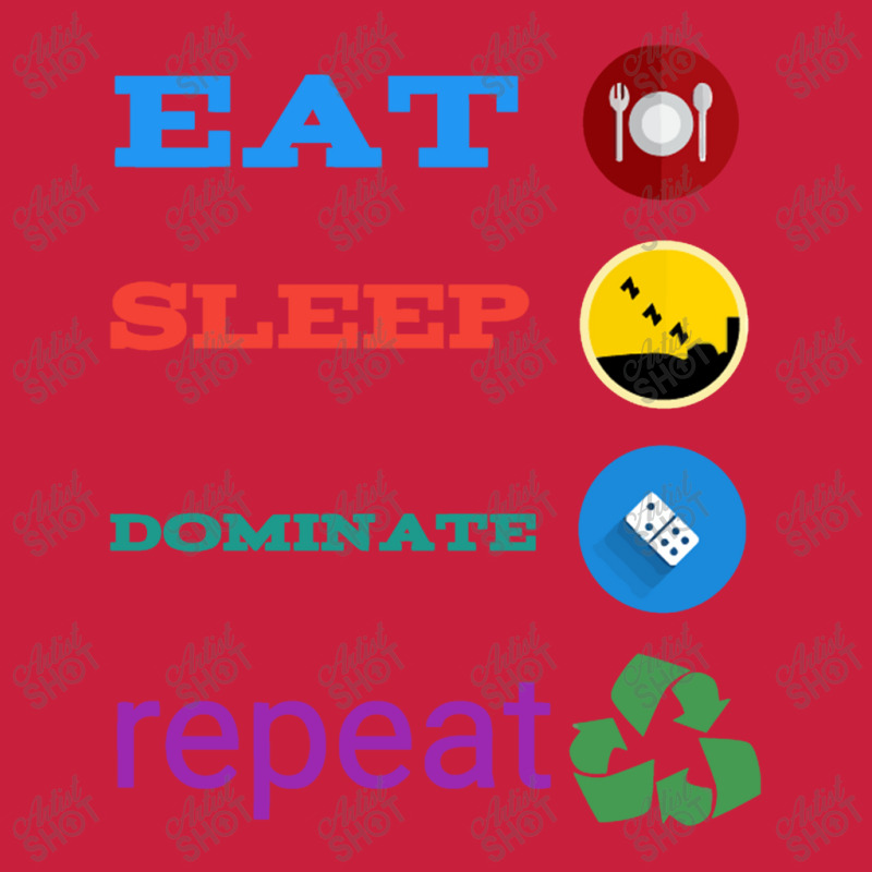 Eat Sleep Dominate Repeat Beanie by milasindi | Artistshot