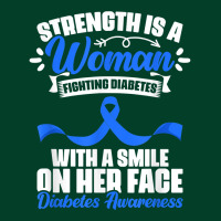 Woman Fighting Diabetes Warrior Diabetic Diabetes Awareness T Shirt Beanie | Artistshot