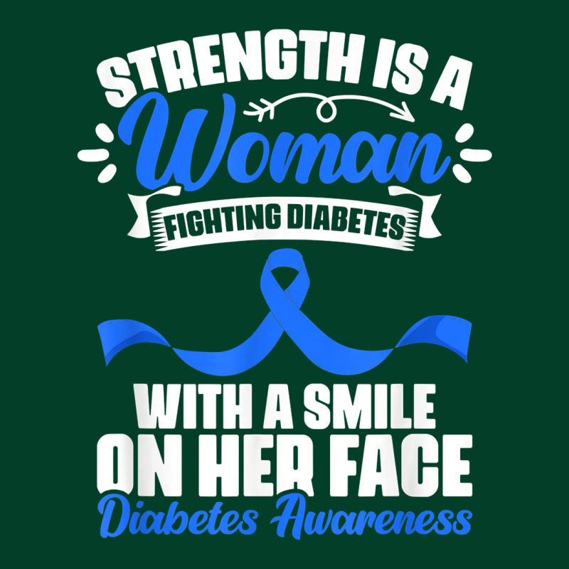 Woman Fighting Diabetes Warrior Diabetic Diabetes Awareness T Shirt Beanie | Artistshot