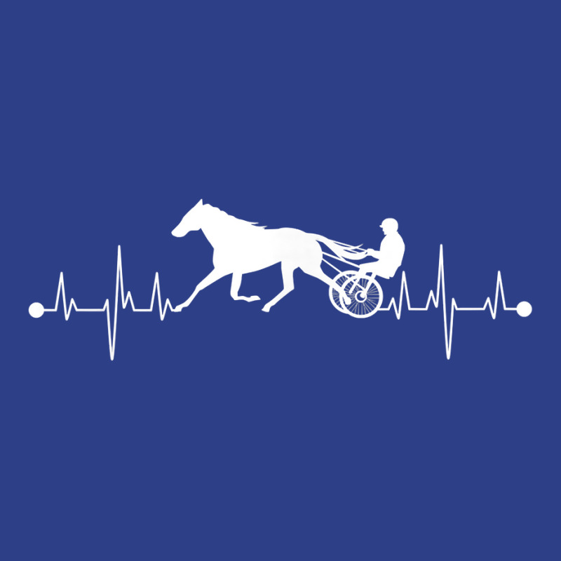 Funny Harness Horse Racing Gift For Men Women Cool Heartbeat T Shirt Beanie | Artistshot