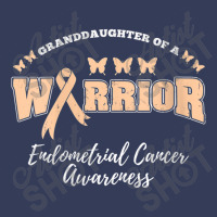 Womens Granddaughter Of A Warrior Endometrial Cancer Awareness Visor Hat | Artistshot