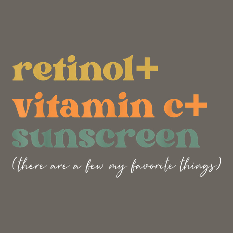 Retinol Vitamin C And Sunscreen Aesthetic Esthetician T Shirt Sun Shade Cap | Artistshot