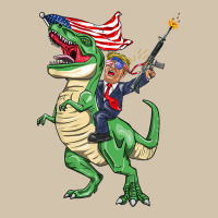 Machine Gun Trump On T Rex Dinosaur With American Flag T Shirt Adjustable Baseball Cap | Artistshot