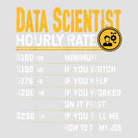 Data Scientist Hourly Rate   Funny Data Analytics Adjustable Baseball Cap | Artistshot