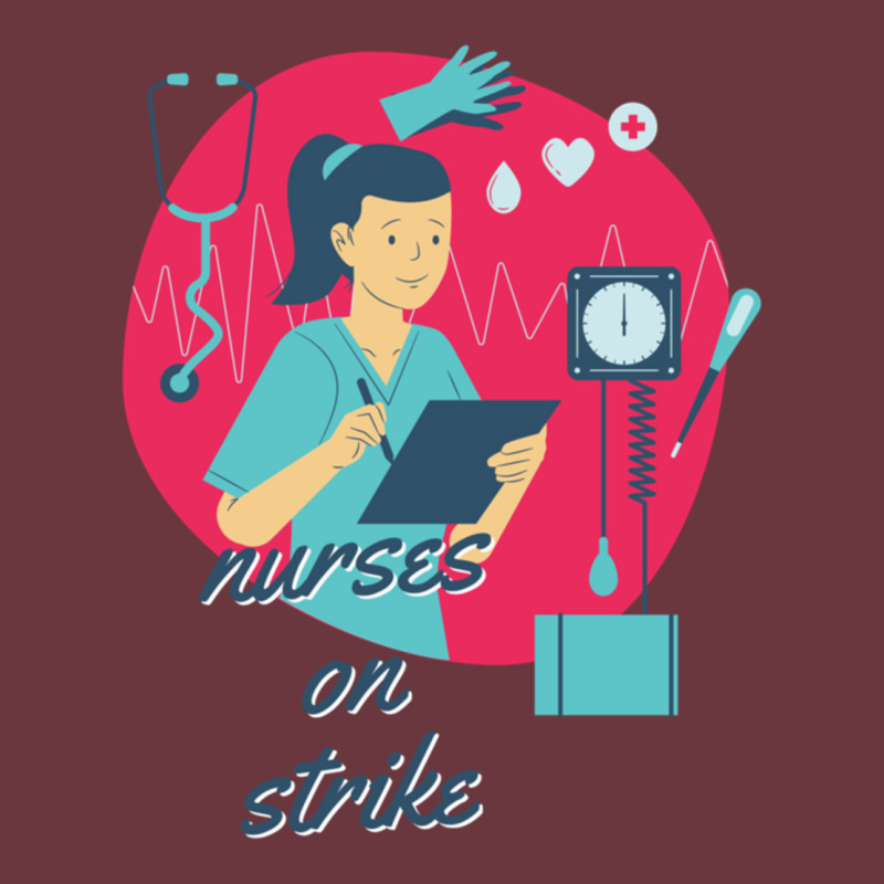 Nurses On Strike Adjustable Baseball Cap by cm-arts | Artistshot