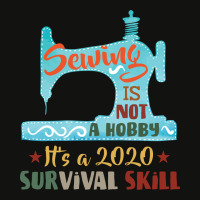 Sewing Is Not A Hobby It's A 2020 Survival Skill Scorecard Crop Tee | Artistshot