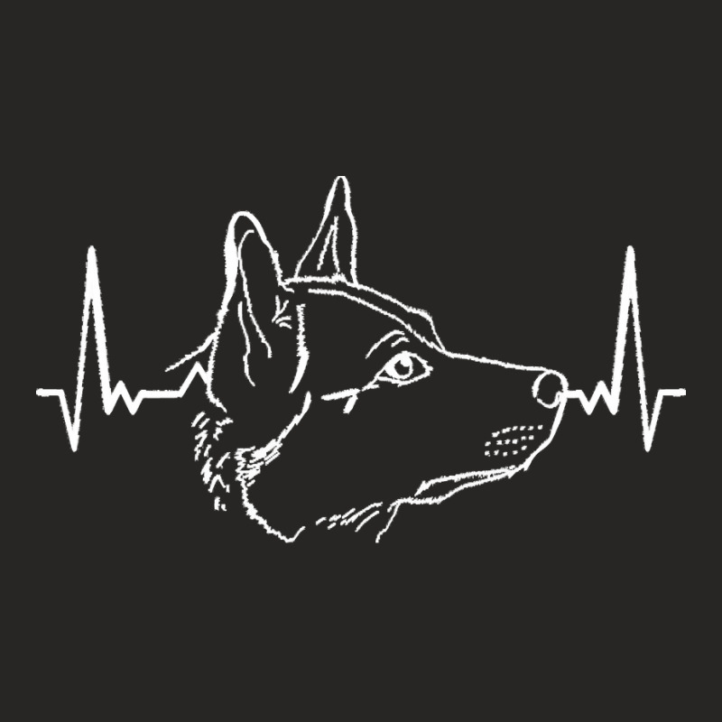 Heeler Dog T  Shirt Australian Cattle Dog Heartbeat T  Shirt Ladies Fitted T-Shirt by trimmingpoliceman | Artistshot